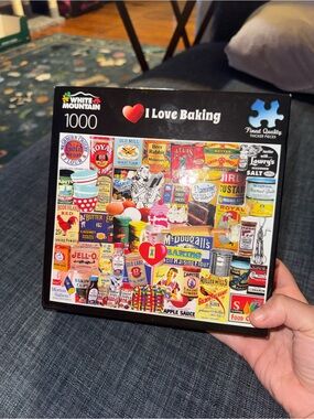 White Mountain I Love Baking 1000pc Jigsaw Puzzle 20x27”